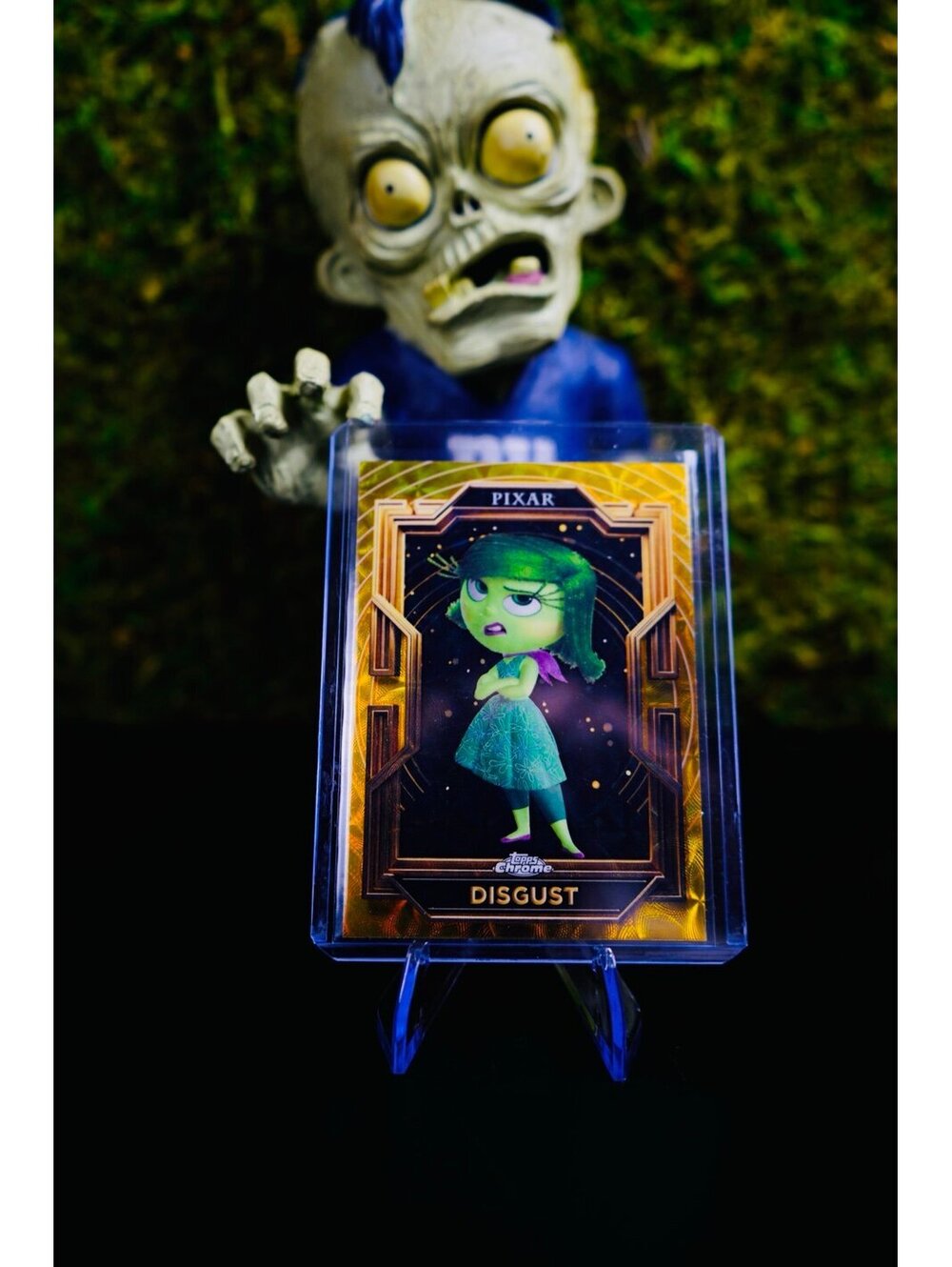 2025 Topps Pixar Gold Chrome “Disgust”